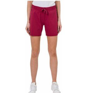 NWT Tuff Athletics Women's Pull On Nylon Running Shorts Pink Size L $40 FFF221